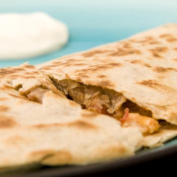 Chicken & Mushroom Quesadillas