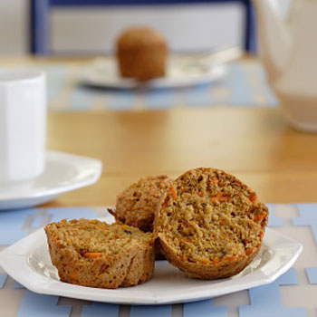 Oatmeal & Carrot Muffins 