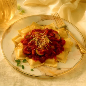 Ravioli in Marinara Sauce