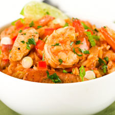 Latin Chicken with Shrimp