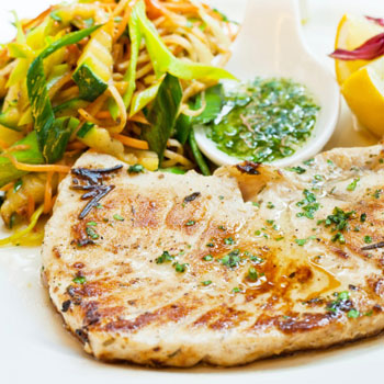 Grilled Orange Swordfish