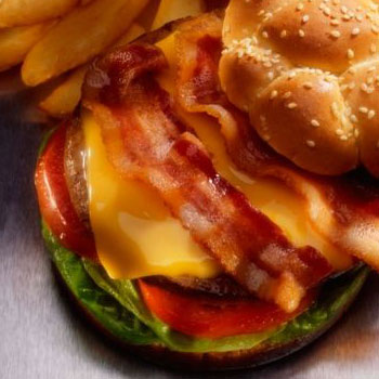 Cheddar Bacon Burger