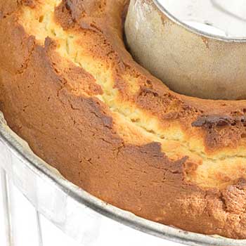 Peach Angel Food Cake