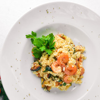 Risotto with Spinach and Shrimp – MyDailyMoment